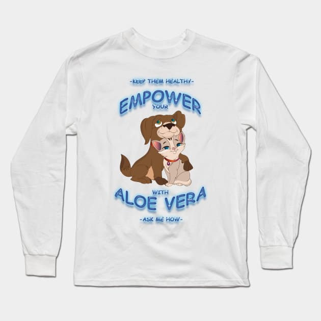 Aloe Vera for Pets Long Sleeve T-Shirt by TeesandTops